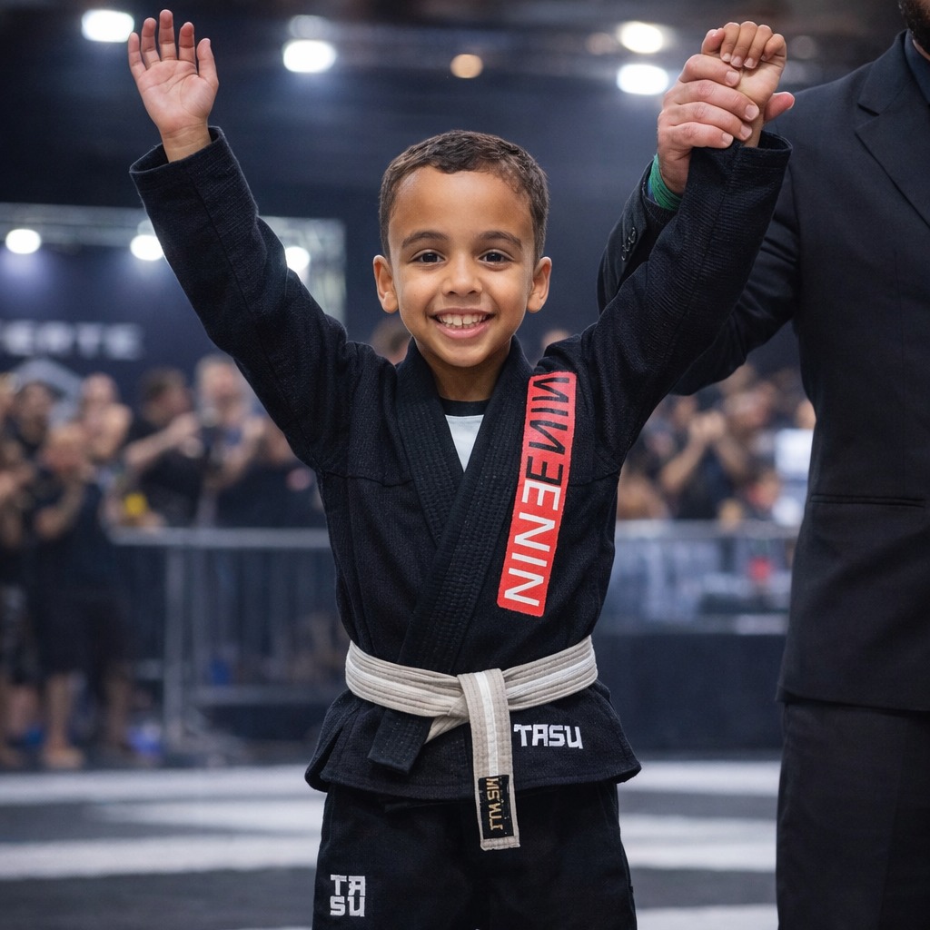 Kimonos e acessórios infantojuvenis.